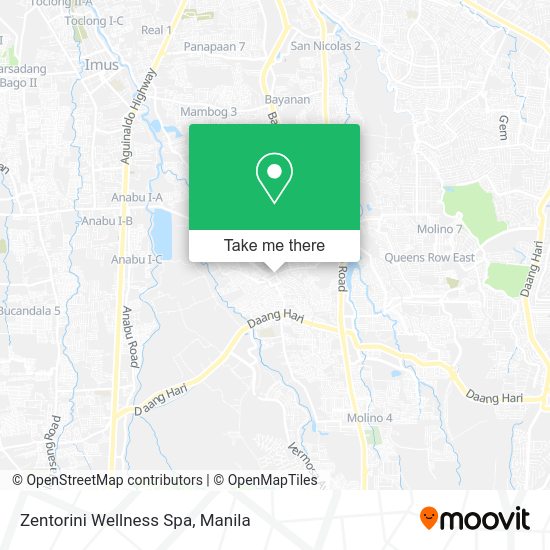 Zentorini Wellness Spa map