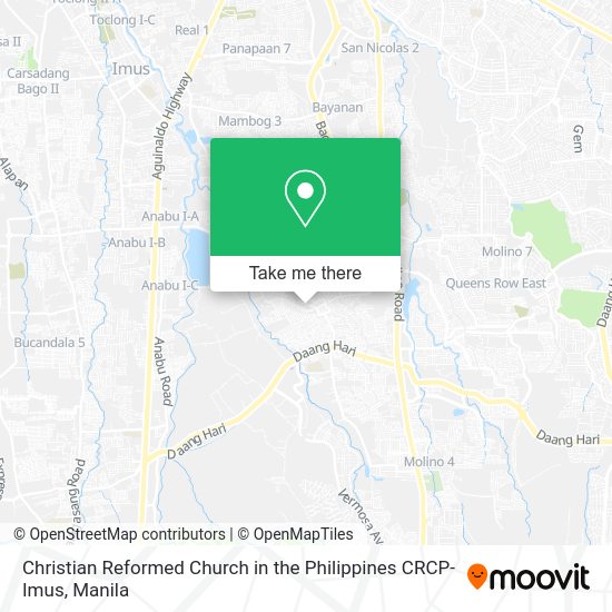 Christian Reformed Church in the Philippines CRCP-Imus map