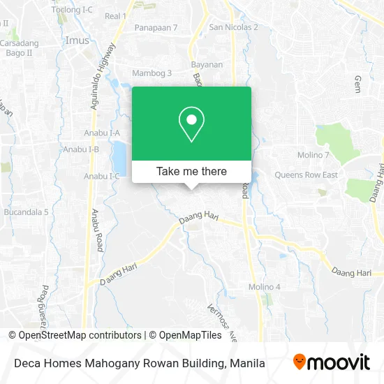 Deca Homes Mahogany Rowan Building map