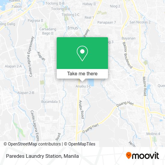 Paredes Laundry Station map