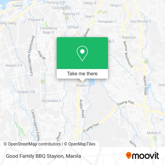 Good Family BBQ Stayion map