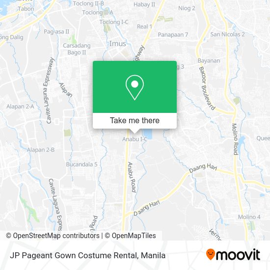 JP Pageant Gown Costume Rental map