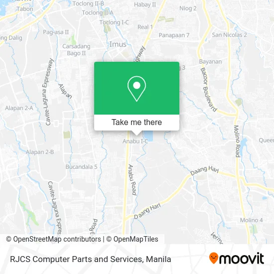 RJCS Computer Parts and Services map