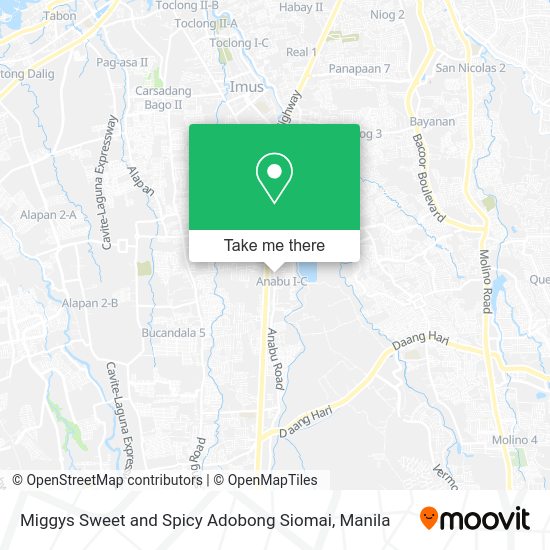 Miggys Sweet and Spicy Adobong Siomai map
