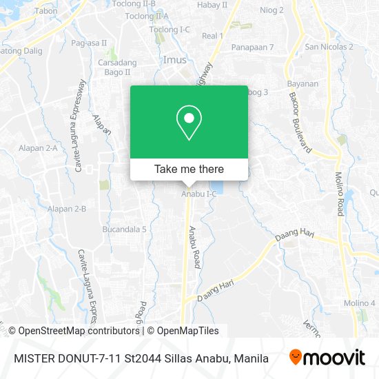 MISTER DONUT-7-11 St2044 Sillas Anabu map