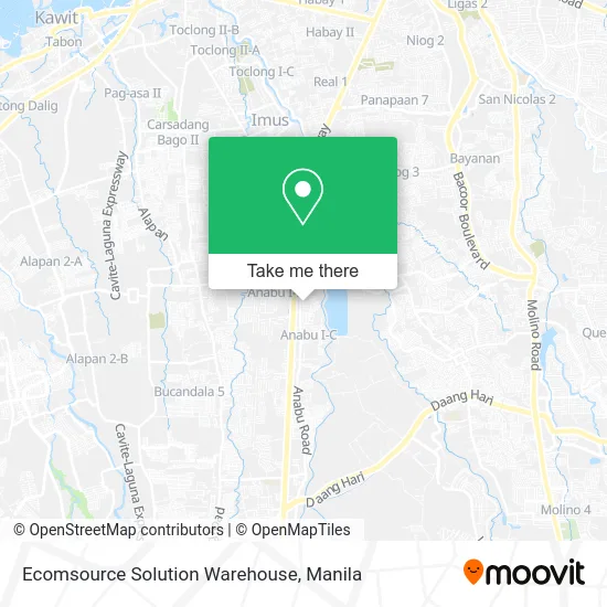 Ecomsource Solution Warehouse map