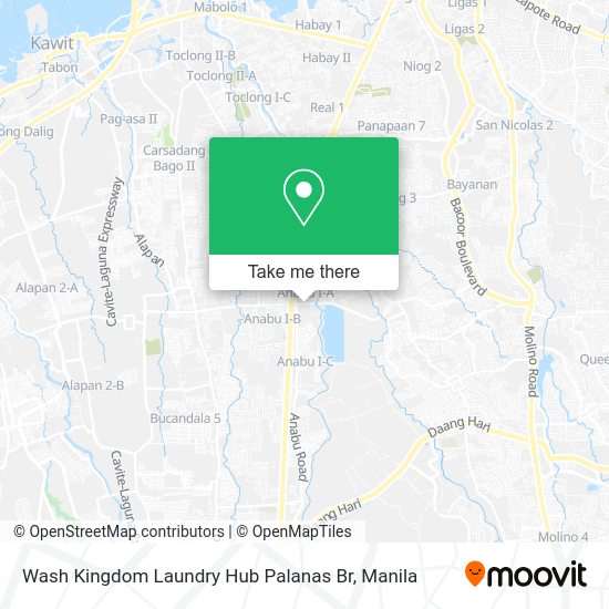 Wash Kingdom Laundry Hub Palanas Br map