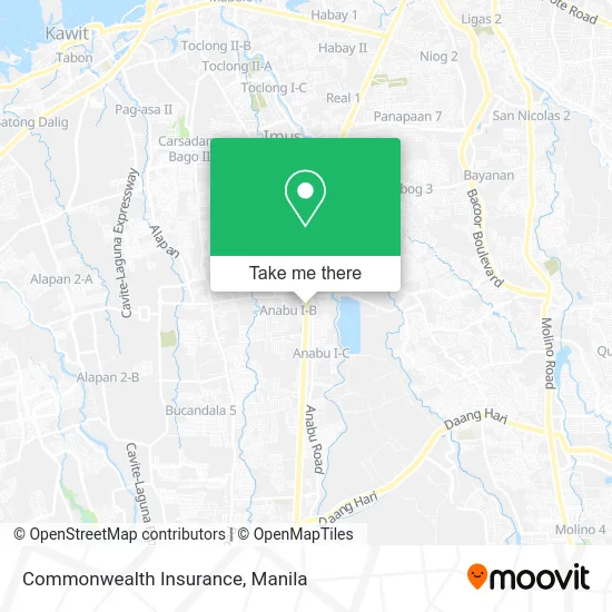 Commonwealth Insurance map
