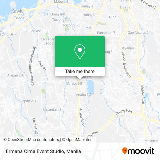 Ermana Cima Event Studio map