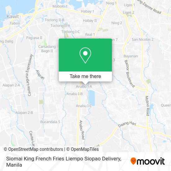 Siomai King French Fries Liempo Siopao Delivery map