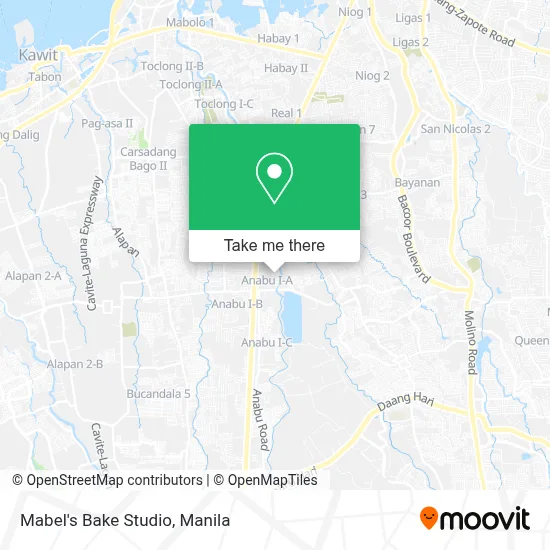 Mabel's Bake Studio map