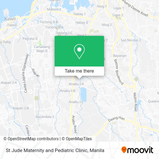 St Jude Maternity and Pediatric Clinic map