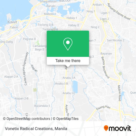 Vonetix Radical Creations map