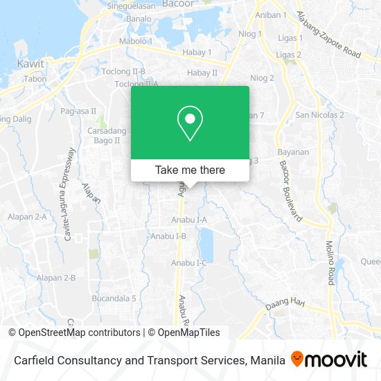 Carfield Consultancy and Transport Services map