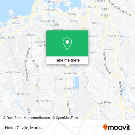 Nokia Cavite map