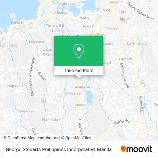 George Steuarts Philippines Incorporated map