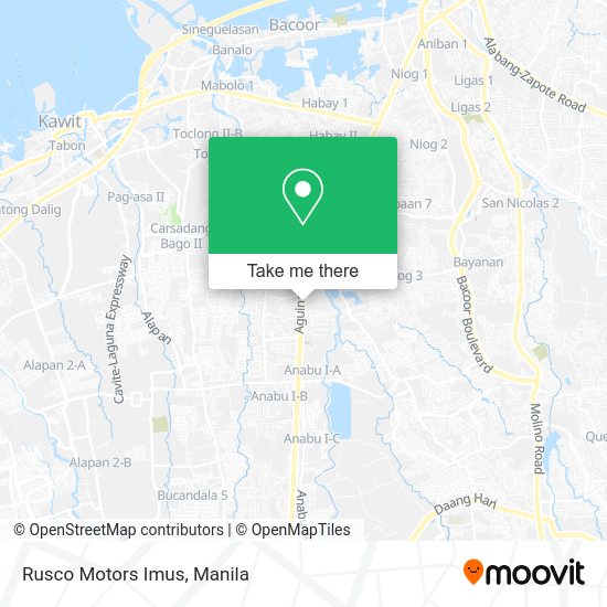 Rusco Motors Imus map