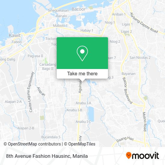 8th Avenue Fashion Hausinc map