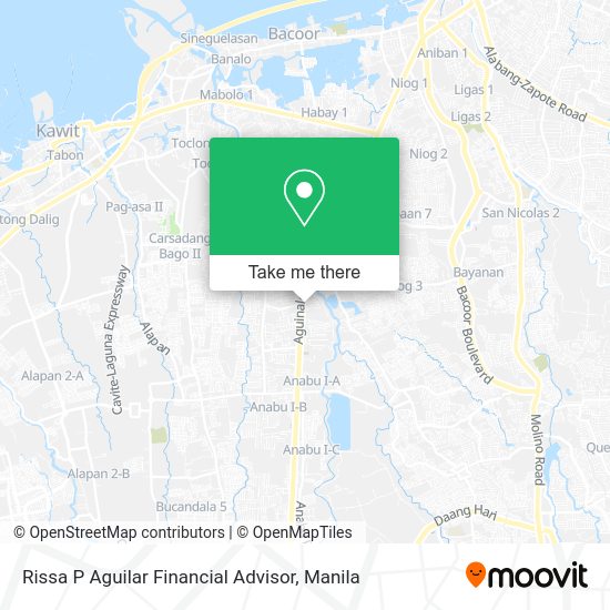 Rissa P Aguilar Financial Advisor map