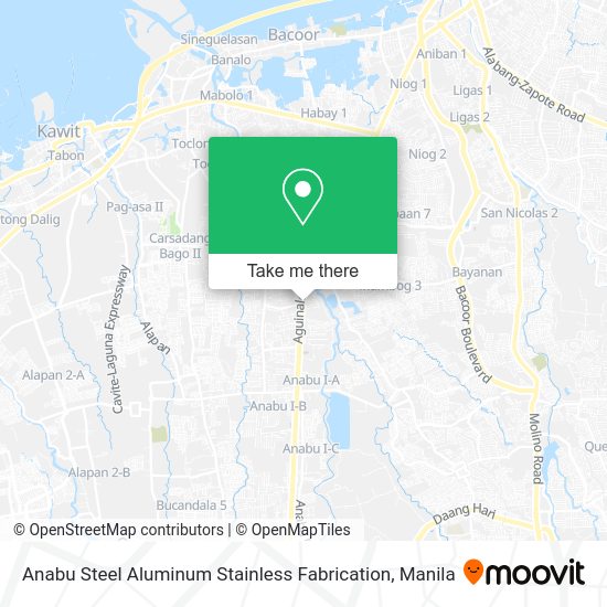 Anabu Steel Aluminum Stainless Fabrication map