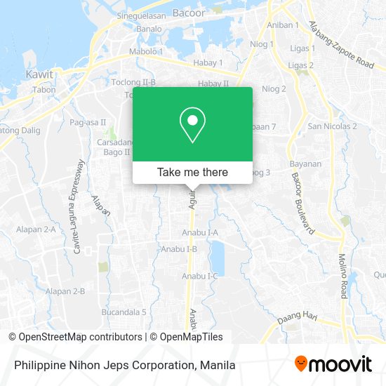 Philippine Nihon Jeps Corporation map