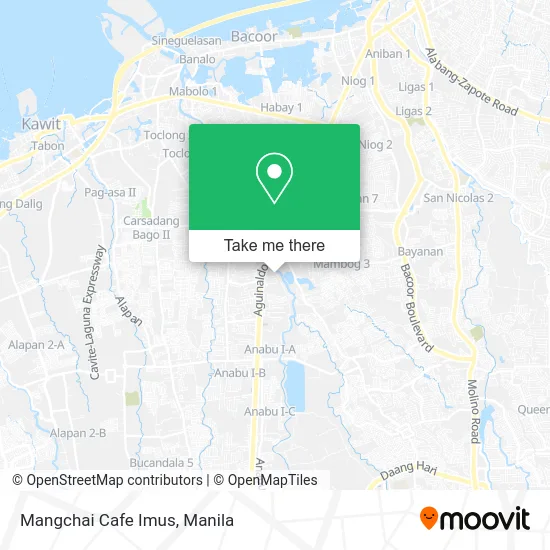 Mangchai Cafe Imus map