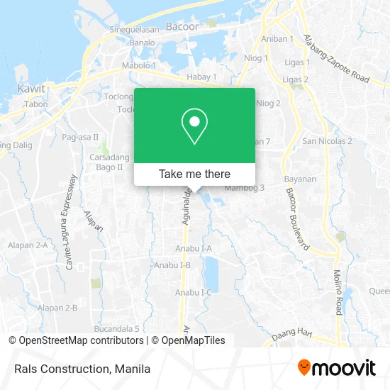 Rals Construction map