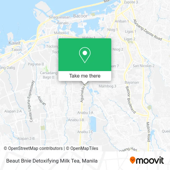 Beaut Bnie Detoxifying Milk Tea map