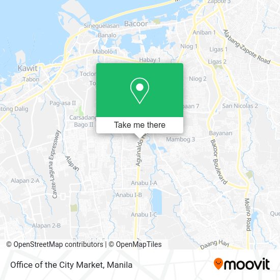Office of the City Market map