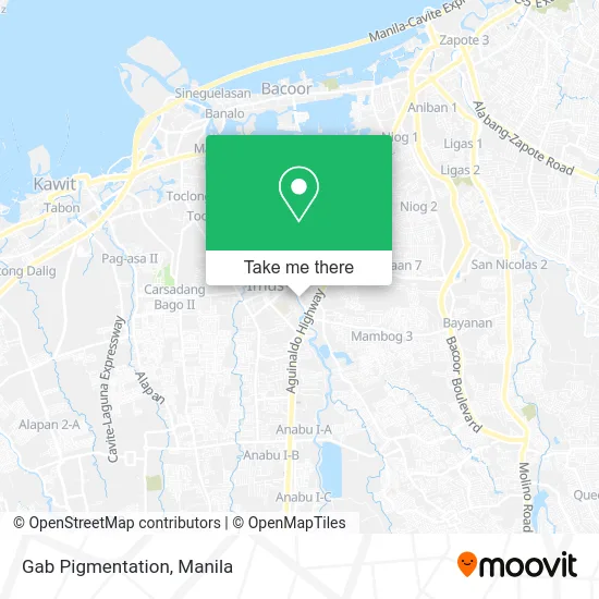 Gab Pigmentation map