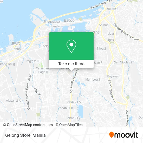 Gelong Store map