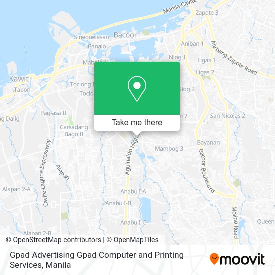 Gpad Advertising Gpad Computer and Printing Services map