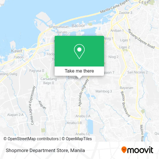 Shopmore Department Store map