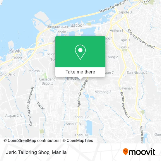 Jeric Tailoring Shop map