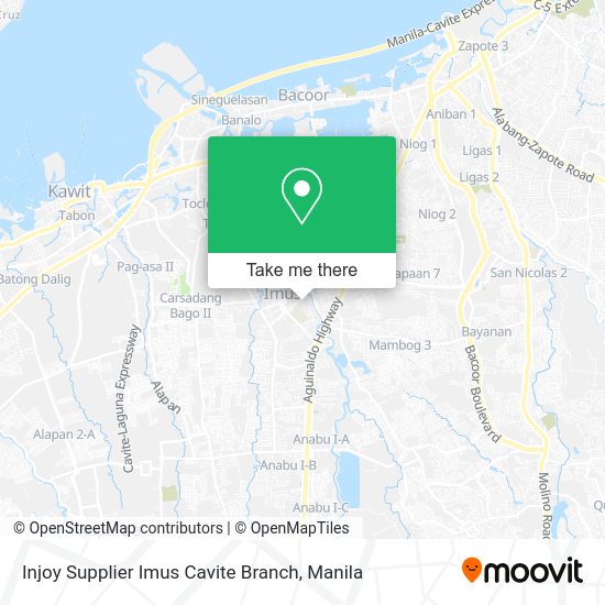 Injoy Supplier Imus Cavite Branch map