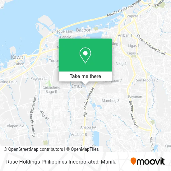 Rasc Holdings Philippines Incorporated map