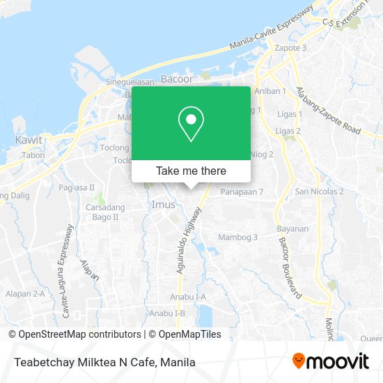 Teabetchay Milktea N Cafe map