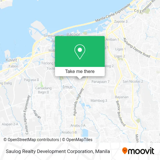 Saulog Realty Development Corporation map