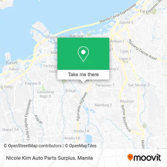 Nicole Kim Auto Parts Surplus map
