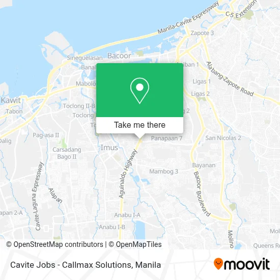 Cavite Jobs - Callmax Solutions map