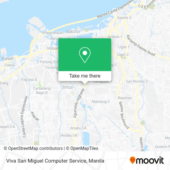Viva San Miguel Computer Service map