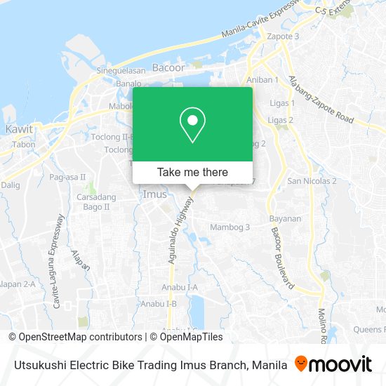Utsukushi Electric Bike Trading Imus Branch map