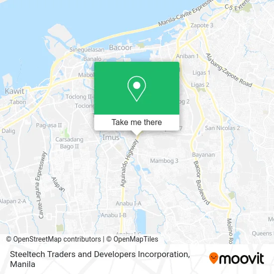 Steeltech Traders and Developers Incorporation map