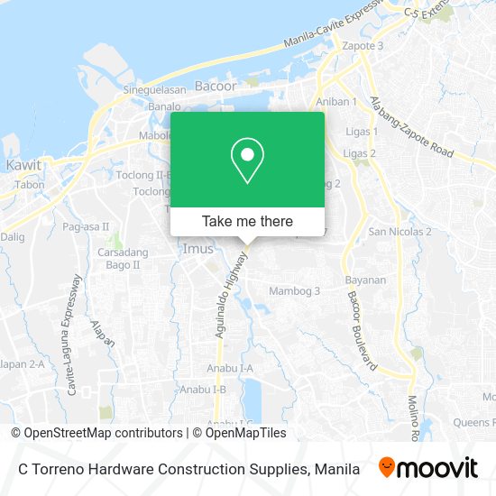 C Torreno Hardware Construction Supplies map