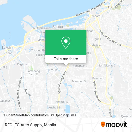 RFGLFG Auto Supply map