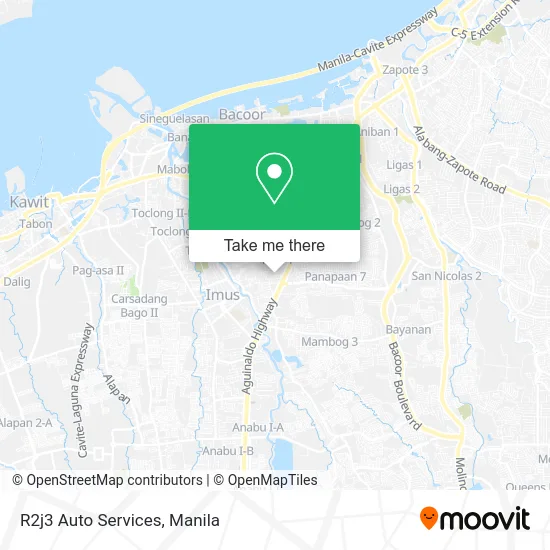 R2j3 Auto Services map