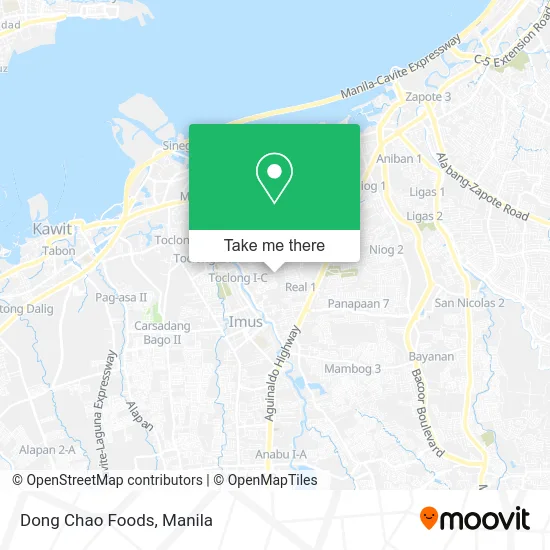 Dong Chao Foods map
