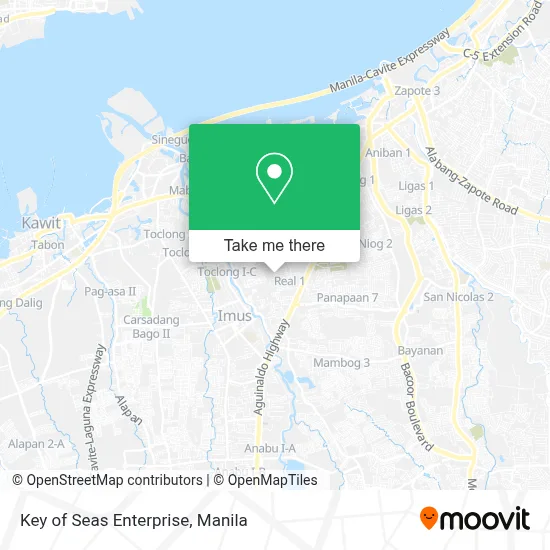 Key of Seas Enterprise map