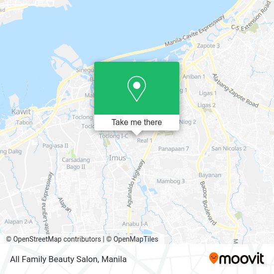 All Family Beauty Salon map