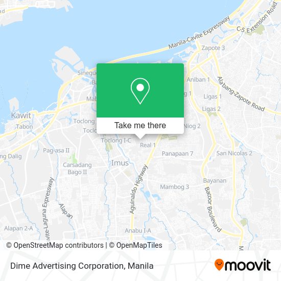 Dime Advertising Corporation map